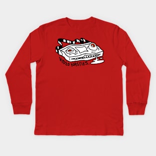 Video Nasties. Kids Long Sleeve T-Shirt